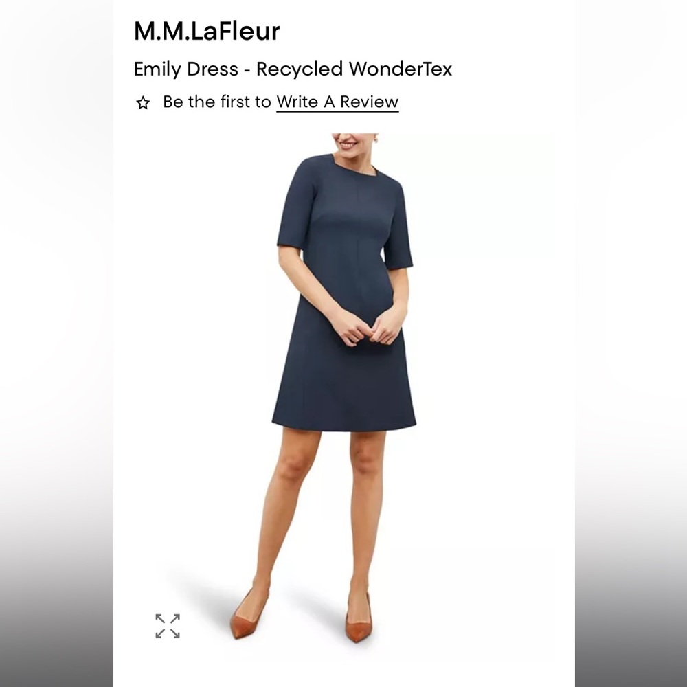 MM LaFleur Emily Dress Women's Short Sleeve A-Line Dress